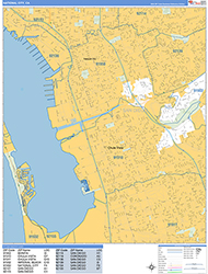 National City Wall Map Basic Style 2026